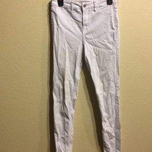 White Hollister jeans